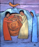 Station 14 : Jésus est mis au tombeau - Chemin de croix